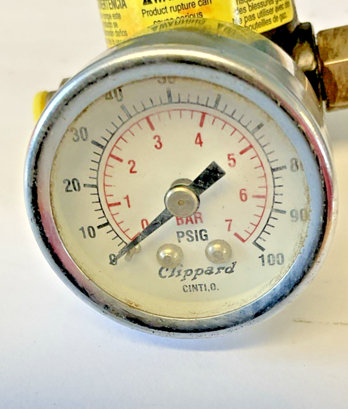 PARKER 14R013FC PNEUMATIC REGULATOR 300PSI WITH GAUGE