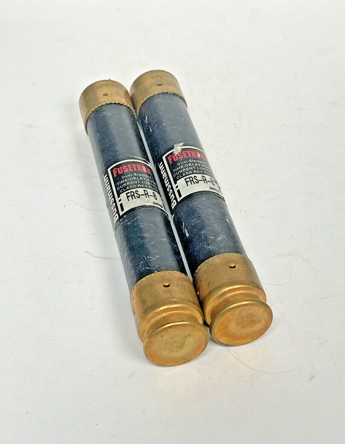 FUSETRON FRS-R-8 FUSES  8A 600V ***LOTOF2*** (FUSES MAY LOOK DIFFERENT)