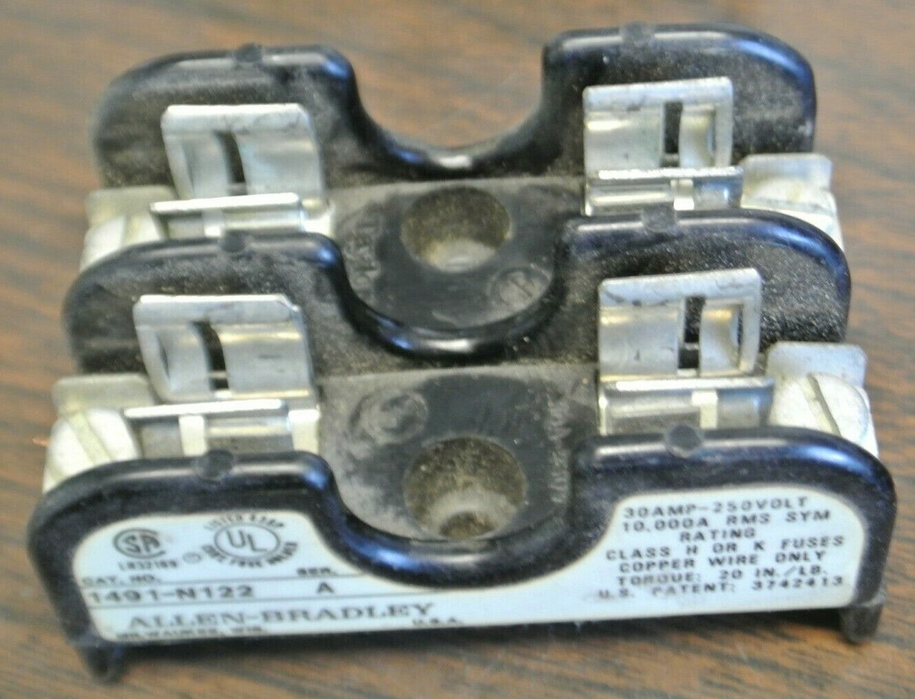 ALLEN-BRADLEY / TAYLOR 1491-N122 / 40023-408-02 / 20327 FUSE HOLDER / 30A / 250V