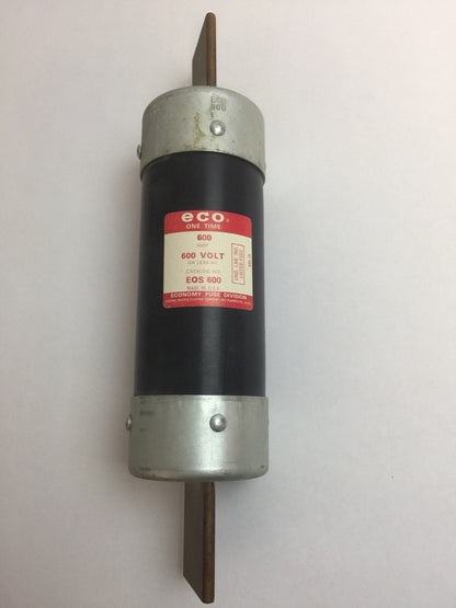 ECONOMY EOS600 ONE TIME FUSE 600AMP 600VAC
