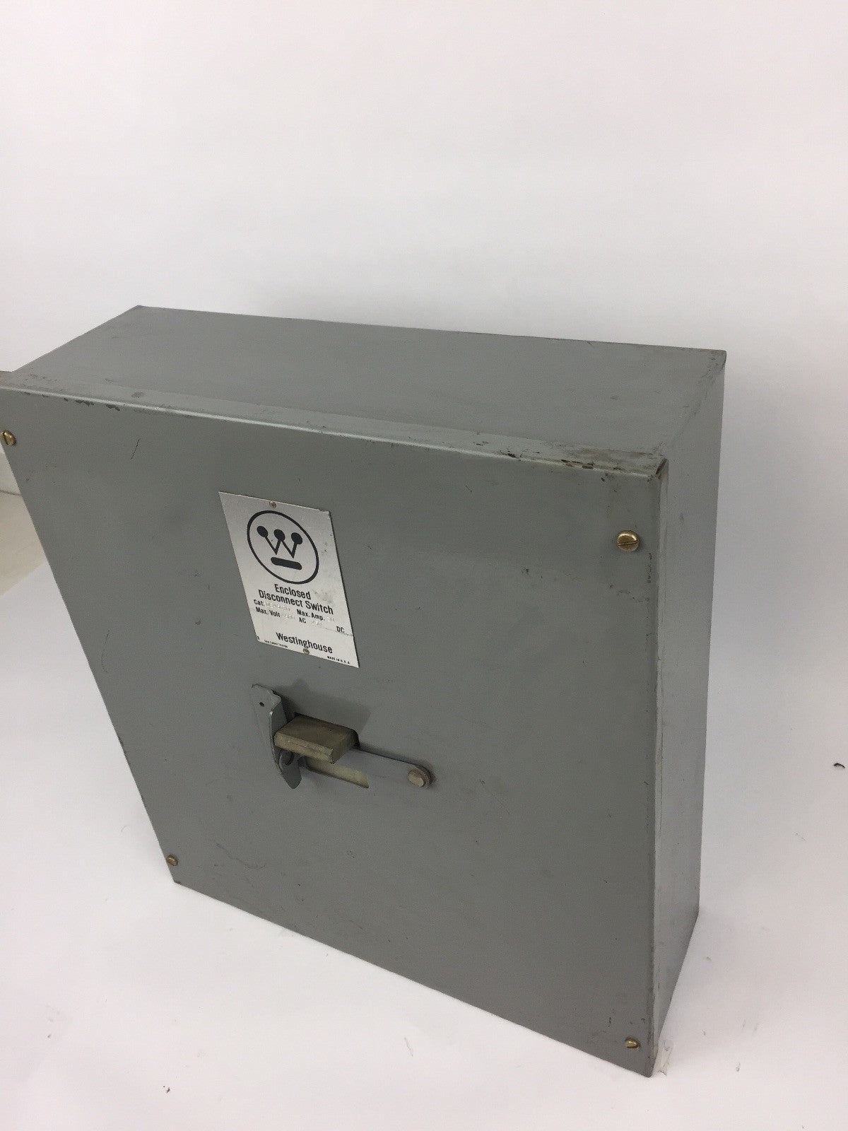 WESTINGHOUSE SDS-6030 30 MAX AMP MAX VOLT 600 AC 250 DC DISCONNECT SWITCH 6 POLE