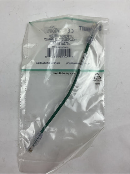 PANDUIT UTP28SP8INGR CAT 6 PERFORMANCE UTP PATCH CORD (LOT OF 5)