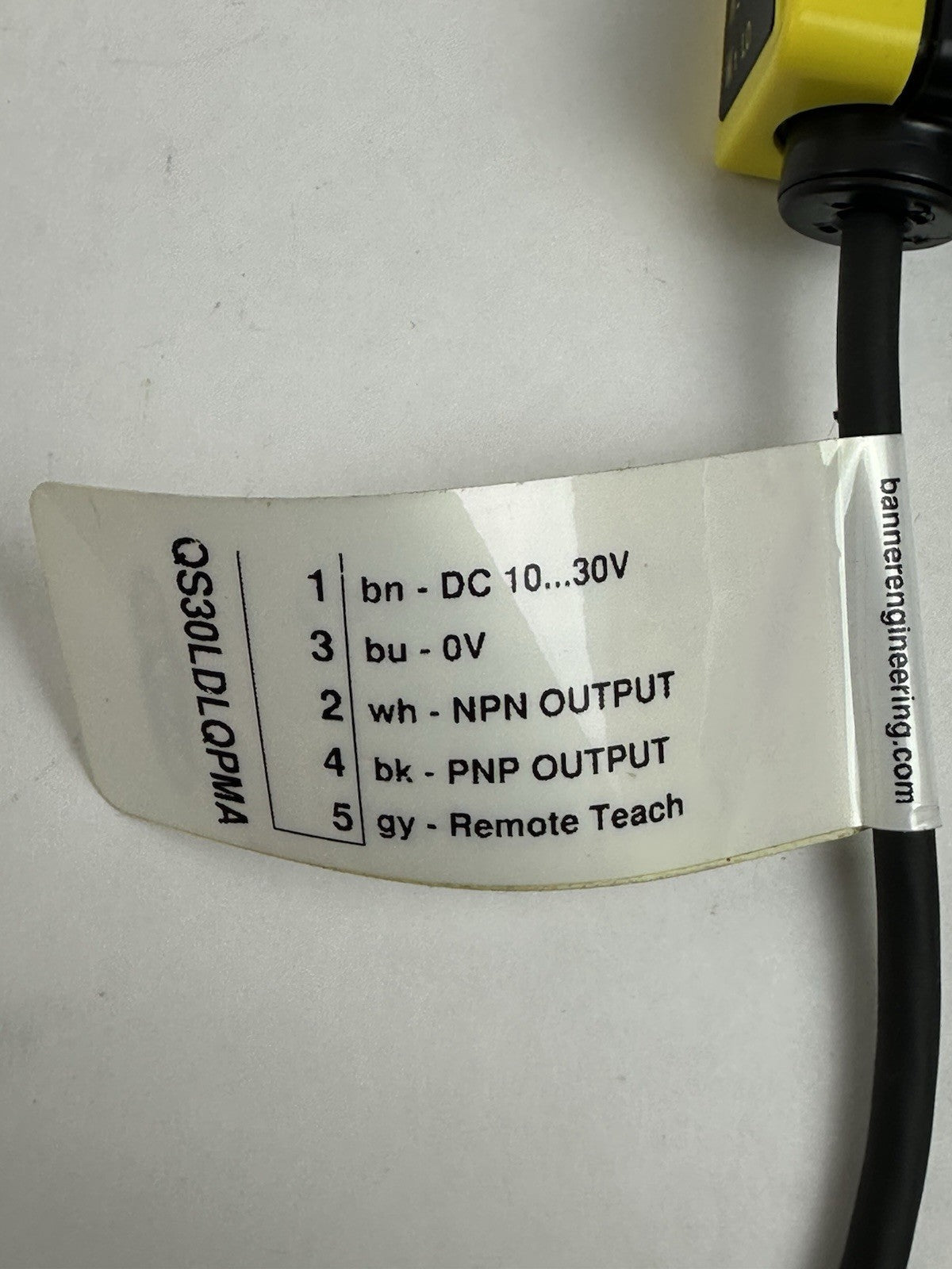 BANNER QS30LDLQPMA HIGH PERFORMANCE LONG RANGE LASER SENSOR 30VDC