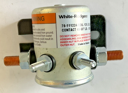 WHITE RODGERS 70-111224 SOLENOID COIL 12VDC 44-55"LB