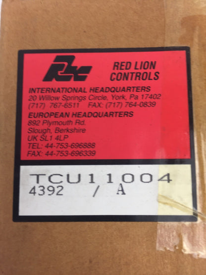 RED LION TCU11004 TEMPERATURE CONTROLLER