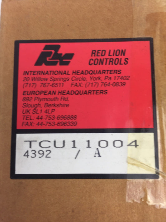 RED LION TCU11004 TEMPERATURE CONTROLLER