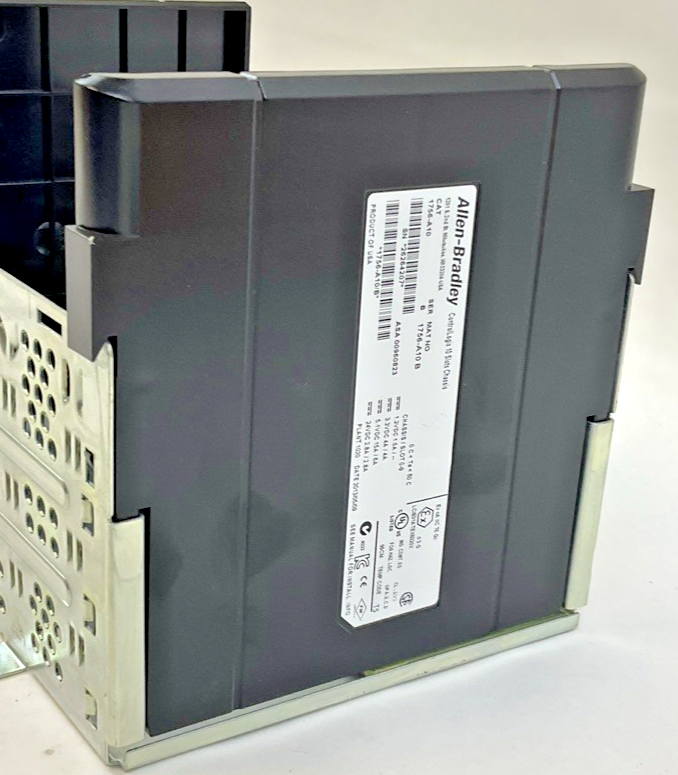 ALLEN BRADLEY 1756-PA75/B POWER SUPPLY W/ 1756-A10 10 SLOT RACK