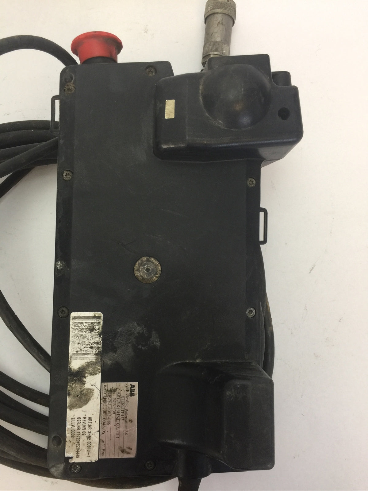 ABB FLEXIBLE AUTOMATION AS TPU2 ART.NR 3HNE 00313-1 REV 09 TEACH PENDANT
