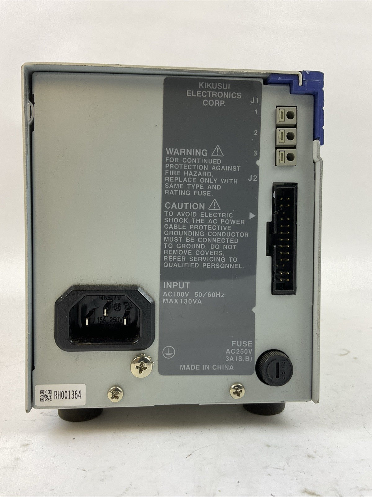 KIKUSUI PMC18-2A INPUT 100VAC OUTPUT 18VDC 2A POWER SUPPLY
