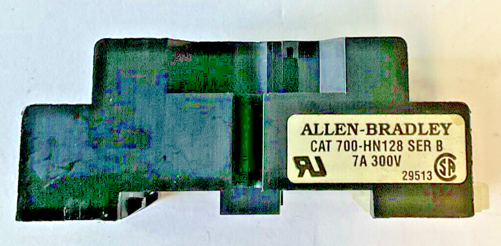 ALLEN BRADLEY 700-HN128 SER.B RELAY SOCKET BASE**LOTOF6**