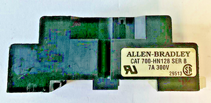 ALLEN BRADLEY 700-HN128 SER.B RELAY SOCKET BASE**LOTOF6**