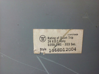 WESTINGHOUSE PC32000 MOTOR OPERATER 5661D52G01 TYPE PB-PC 120V 2A2B AUX SW