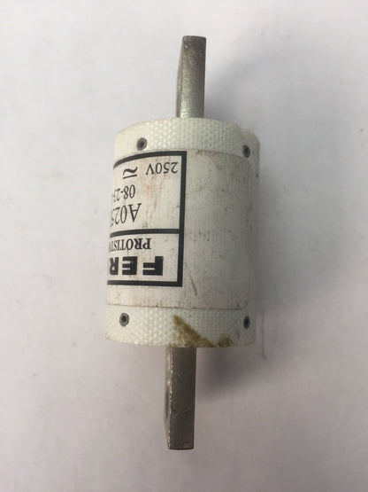 FERRAZ A025R100 PROTISTOR FUSE 250VAC 100AMP