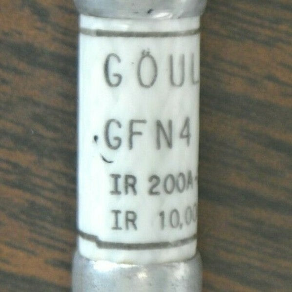 LOT of 5 / GOULD GFN4 TIME-DELAY FUSES / 4A / 250VAC  GFN 4