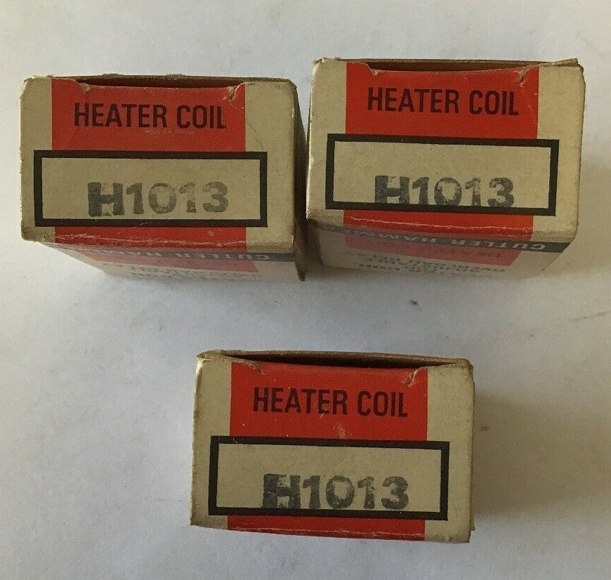 CUTLER HAMMER H1013 ADJ. OVERLOAD RELAY HEATER COIL***LOTOF3***