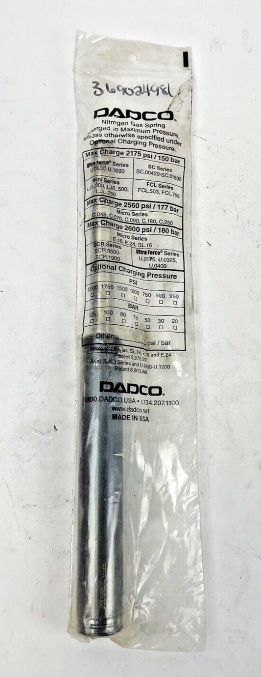 DADCO - U.0325.125 - NITROGEN GAS SPRING - 2175 PSI - 150 BAR - ULTRA FORCE