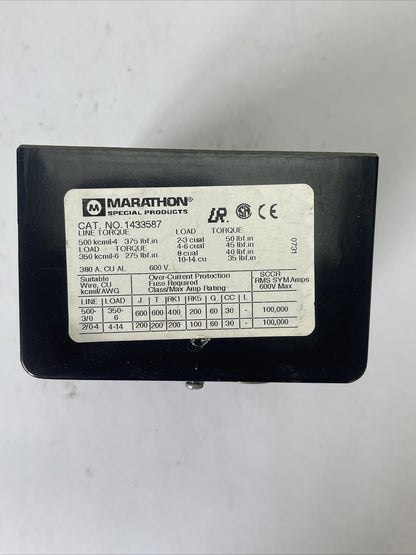 MARATHON 1433587 POWER DISTRIBUTION BLOCK 380A 600V