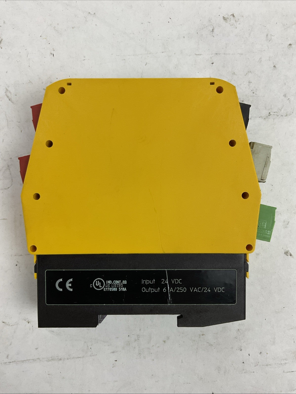IFM G1501S SAFETY RELAY OUTPUT 6A 250VAC 24VDC INPUT 24VDC