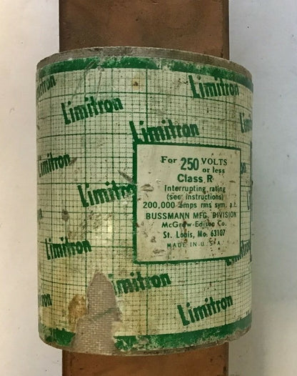 LIMITRON KTN-R 500 FAST ACTING FUSE 500AMP 250V CLASS R