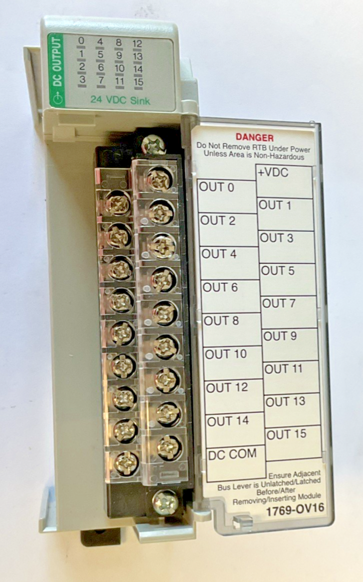ALLEN BRADLEY 1769-OV16 OUTPUT MODULE SER.B F/W REV:3.1