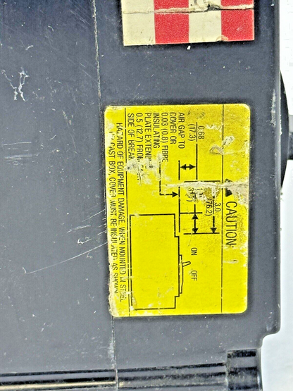 SQUARE D - FAL360151212 - CIRCUIT BREAKER W/ AUX SWITCH - 3 POLE/ 15 A/ 600 VAC