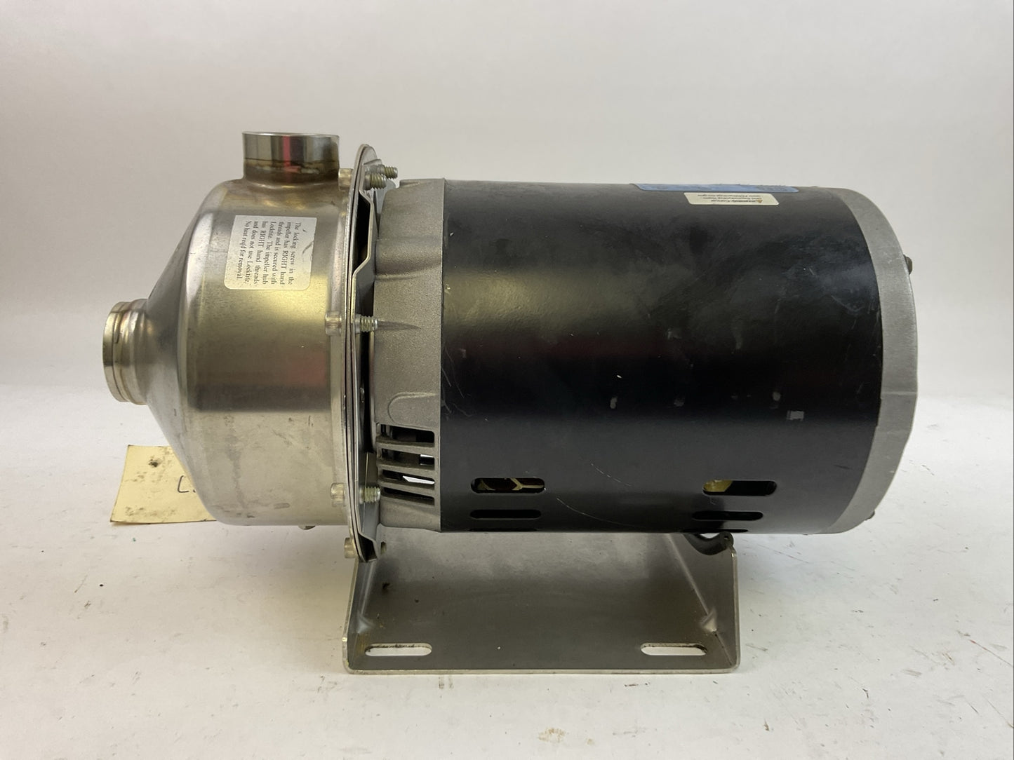 AMERICAN STAINLESS PUMPS INC SSP S143178CD3 SIZE 1.0" X 1.25" HP/RPM 0.75/3500