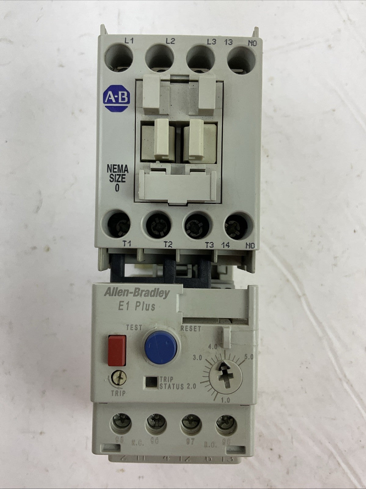 ALLEN BRADLEY STARTER (300-AOE*930 SER C COIL 24VDC + 193-ED1CB 1.0-5.0A SER C)