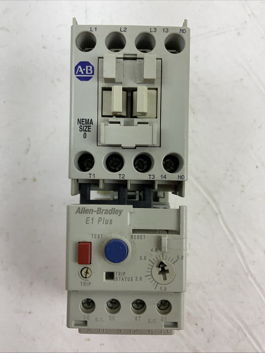 ALLEN BRADLEY STARTER (300-AOE*930 SER C COIL 24VDC + 193-ED1CB 1.0-5.0A SER C)