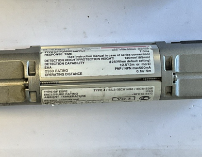 KEYENCE SL-V0H-T / SL-V08H-R  TRANSMITTER AND  RECIEVER 24VDC