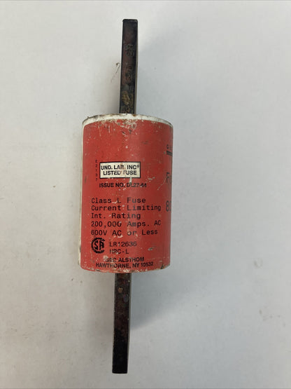 GEC ALSTHOM CLU800 CLASS L FUSE 800AMP FORM 480 600VAC CURRENT LIMITING