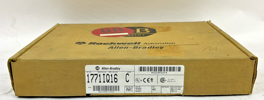 ALLEN BRADLEY 1771-IQ16 INPUT MODULE CAT.REV.A01 REV.A01 SER.C 5VDC