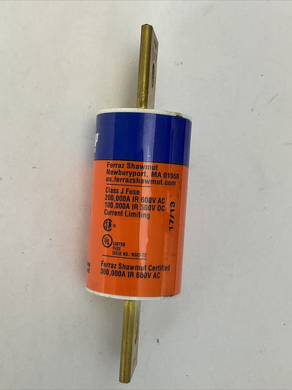 FERRAZ SHAWMUT AJT200 AMP-TRAP 2000 SMART SPOT FUSE 200A 600VAC 500VDC DUAL
