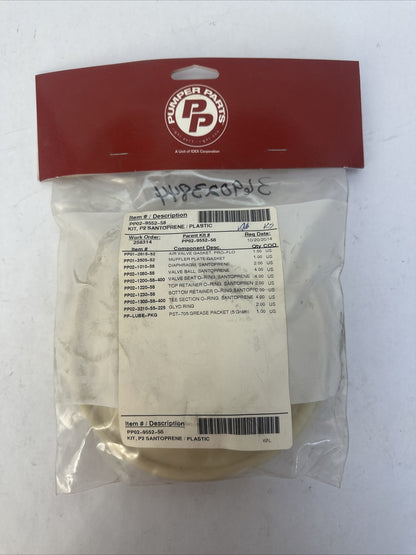 PUMPER PARTS PP02-9552-58 KIT P2 SANTOPRENE PLASTIC