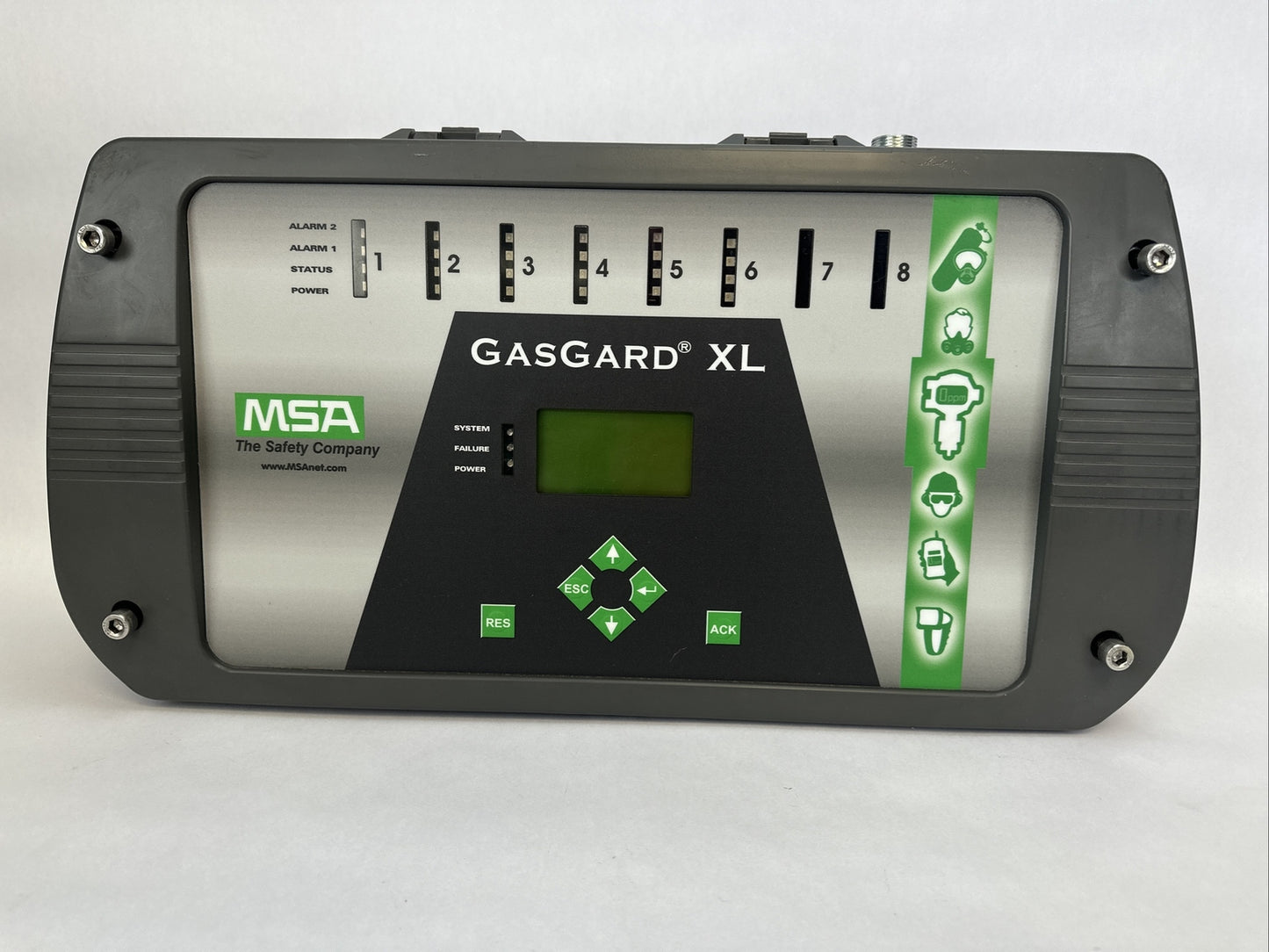 MSA A-GASGARDXL:6-2-1-0 GAS MONITORING CONTROLLER 110-230VAC 2.5A 24VDC 4A