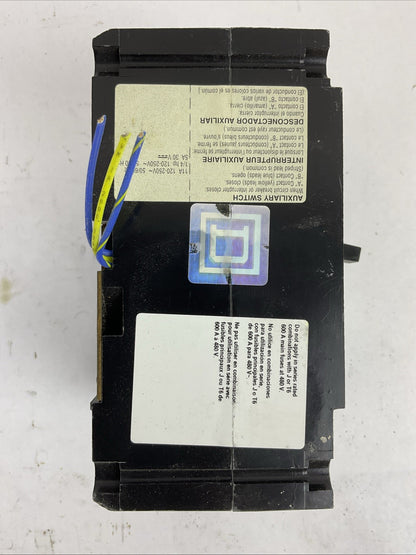 SQUARE D FAL360501212 50A 600VAC 250VDC 3POLE CIRCUIT BREAKER