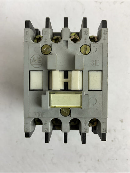 ALLEN BRADLEY 700-F310A1 SER C CONTACTOR HA473 COIL 120V 60HZ 110V 50HZ