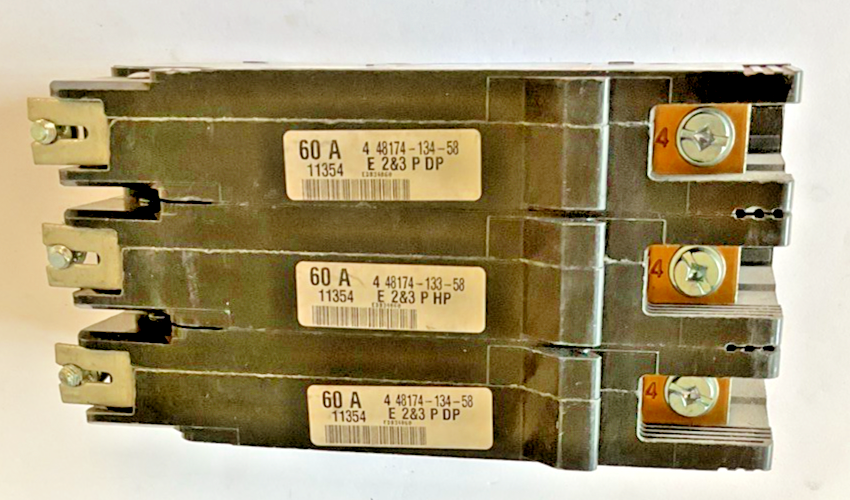 SQUARE D EDB34060 CIRCUIT BREAKER 60A 480/277V