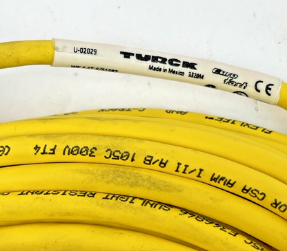 TURCK - WK 4.4T-6/S1587 - M12 EURO FAST CORDSET - U-02029 - FEMALE, RIGHT ANGLE