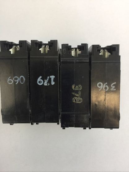 CHALLENGER/SYLVANIA C140 CIRCUIT BREAKER 40AMP 120/240VAC 1POLE (LOT OF 4)