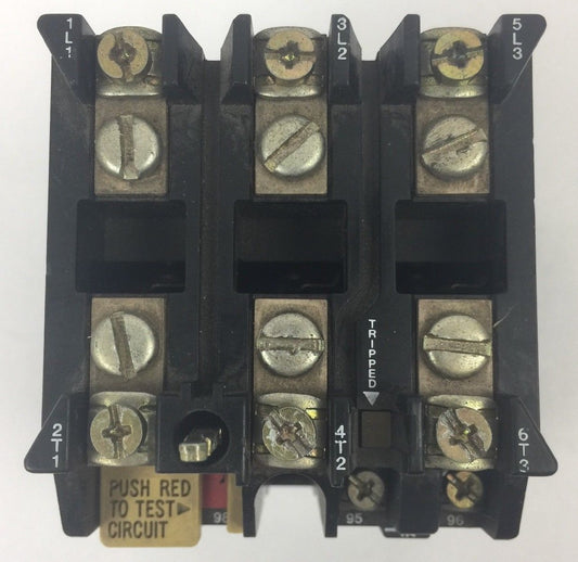 ALLEN BRADELY 592-JOV16 OVERLOAD RELAY SER A 120-600VAC NEMA A600
