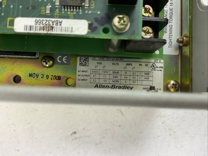 ALLEN BRADLEY 1336F-BRF50-AA-EN SER B 1336 PLUS II SENSORLESS VECTOR DRIVE