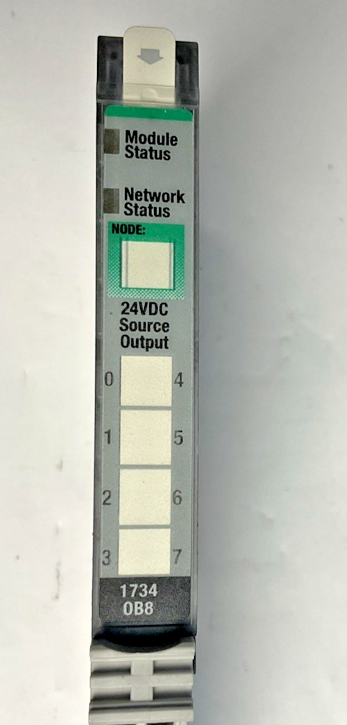 ALLEN BRADLEY 1734-OB8 PLC MODULE SER.C W/1734-MB BASE W/1734-RTB ***LOTOF5***