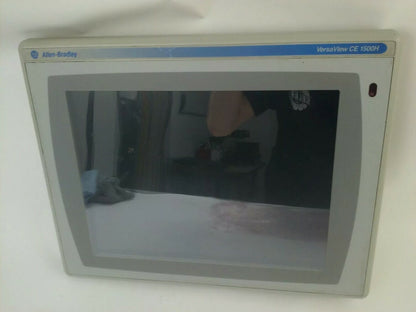 ALLEN BRADLEY 6182H-15TEH4B VERSA VIEW CE1500H TOUCH SCREEN MONITOR SER C REV A