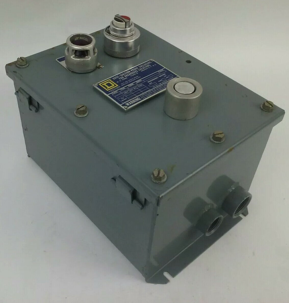 SQUARE D CLASS 8536 TYPE SBE2 8536-SBE2 DUST IGNITION PROOF ENCLOSURE START/STOP