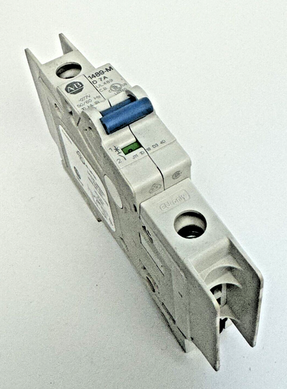 ALLEN-BRADLEY - 1489-M1D070 SER. D - MINIATURE CIRCUIT BREAKER - 1 P, 7A, 277 V