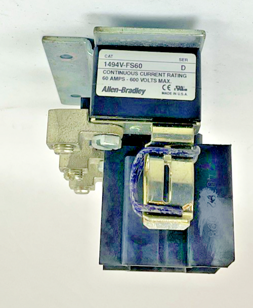 ALLEN BRADLEY 1494V-DS60 SER D 60A 600V 1494V-FS60 SER D SWITCH SHORT HANDLE 8"