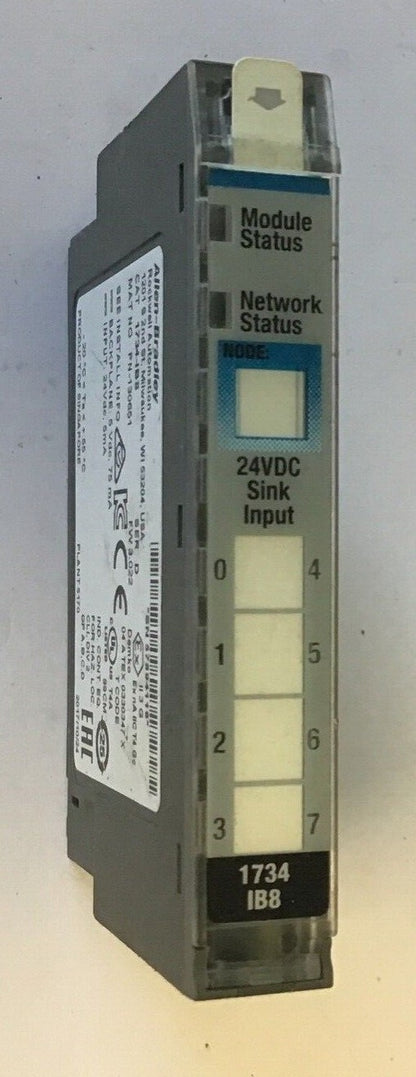 ALLEN BRADLEY 1734-IB8 SINK INPUT 24VDC SER.D FW 3.022