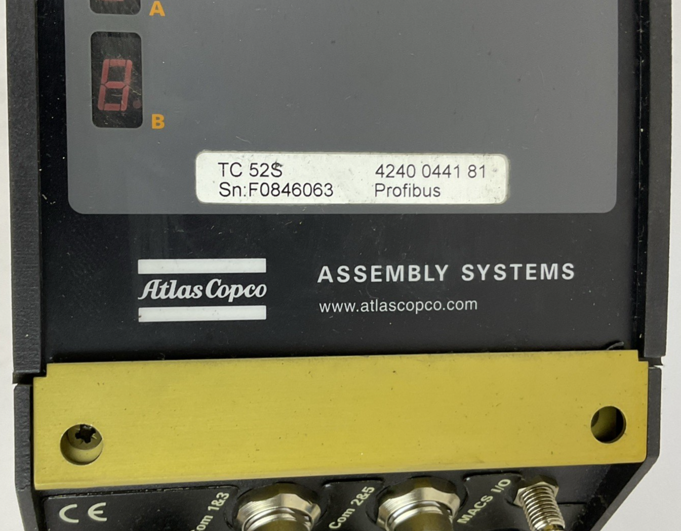 ATLAS COPCO TC52S-P ASSEMBLY SYSTEMS CONTROLLER 480V 3PH 5A 50-60HZ