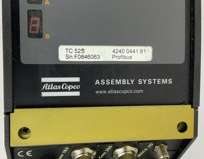 ATLAS COPCO TC52S-P ASSEMBLY SYSTEMS CONTROLLER 480V 3PH 5A 50-60HZ