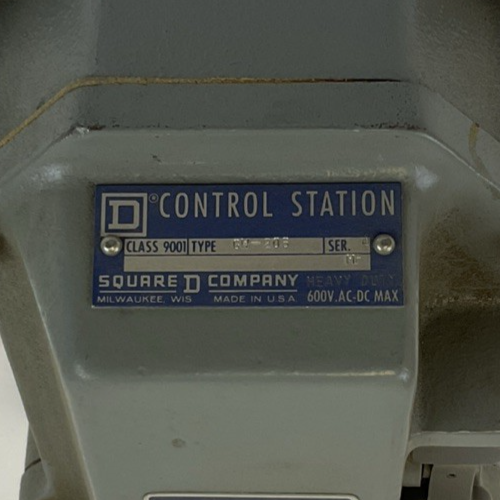 SQUARE D 9001 GW-206 CONTROL STATION SER.A 600VAC